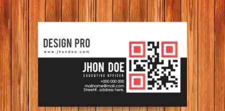 QR Code Visiting Cards