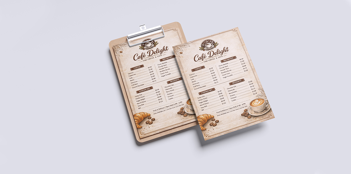 Menu Card