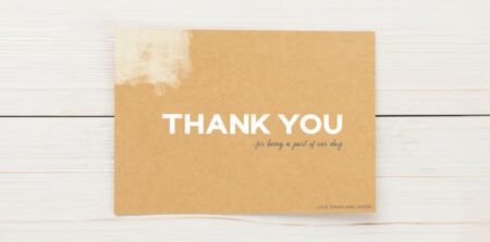 Thankyou Card