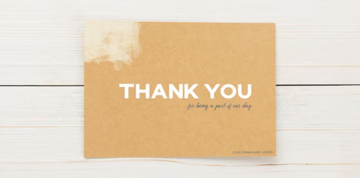Thankyou Card