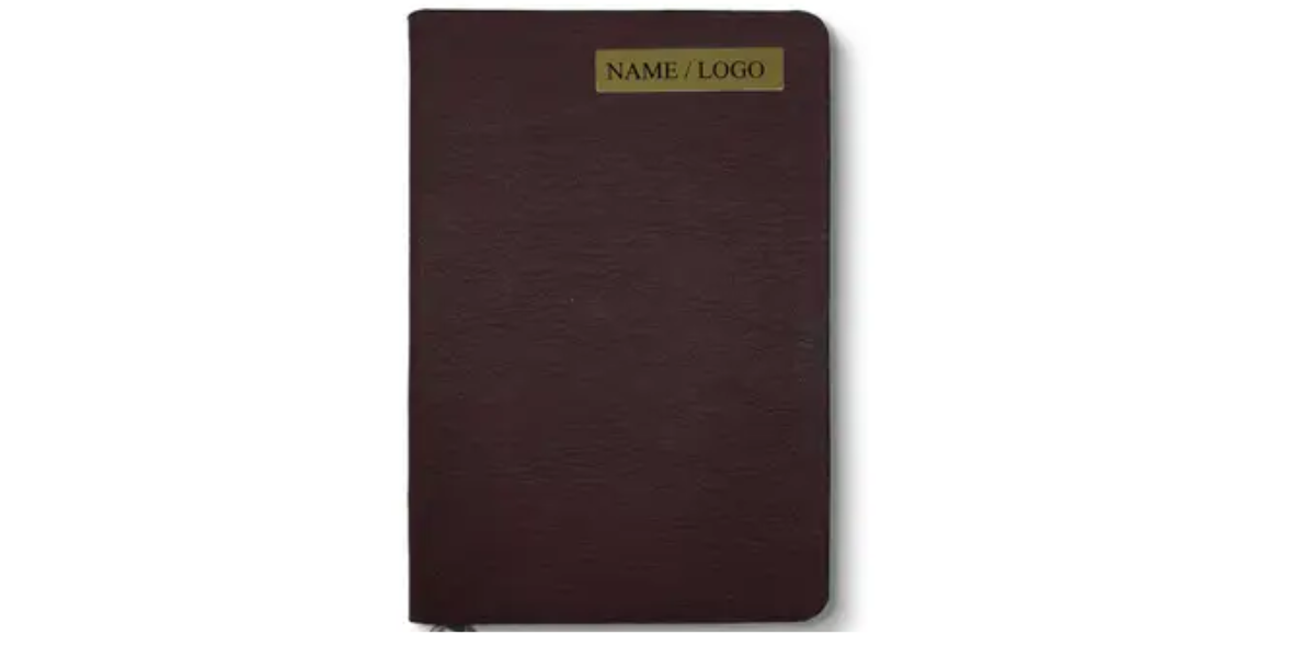 Plum Purple Leatherette Diary