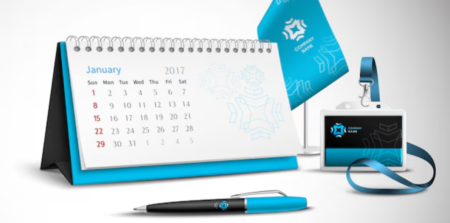 Long Desktop Calendar